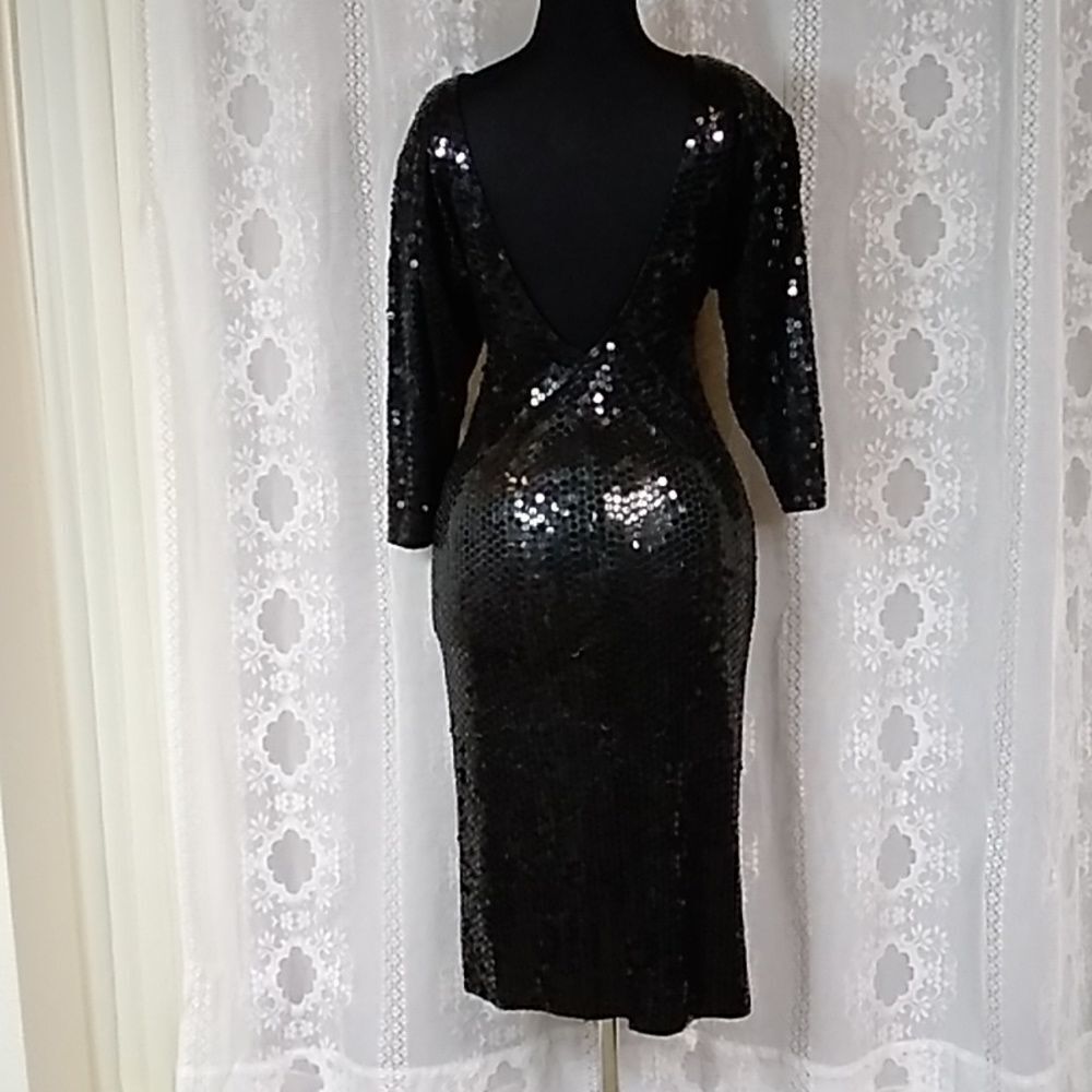Sho Max Original Vintage Sequin Women's Dress Size M